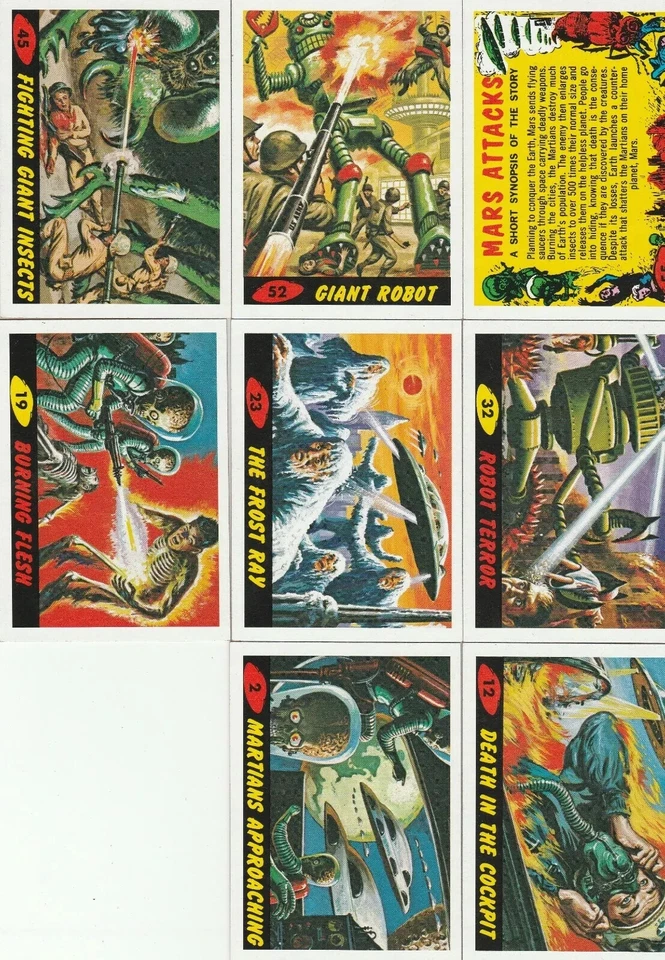 2012 Mars Attacks Heritage Base and Deleted scenes U-PICK Complete your set - Image 1 of 1