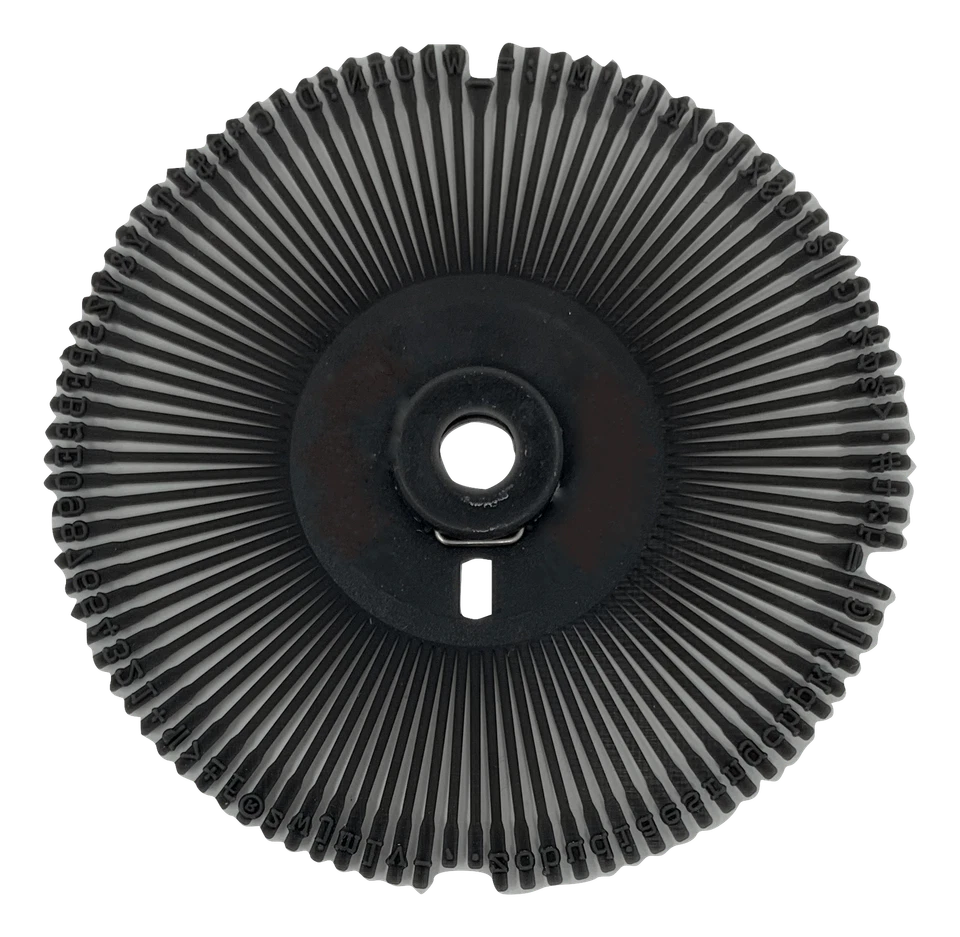 Rarotype Compatible IBM Actionwriter Helen 12 Printwheel