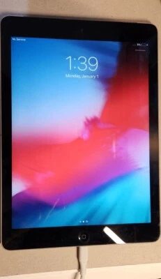 Apple iPad воздуха 64GB Wi-Fi + Cellular: Verizon A1475 пространства серый  - Изображение 1 из 4