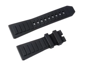 Schwarz Silikon Gummi Taucher Uhrenarmband für (Passt) Calvin Klein Dart Chronograph - Bild 1 von 3
