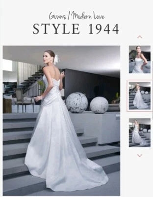 Vestido de novia Casa Blanca talla 12, estilo #1944 venta al por menor $850 Foto 1 de 4