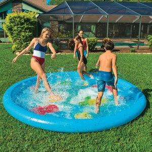 WOW Sports Under the Sea 10 Ft Splash Pad for Outdoor Backyard Water Summer Fun - Picture 1 of 4