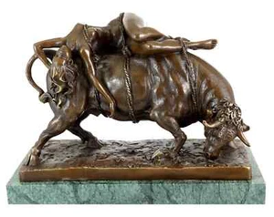 Epic Bronze Sculpture – Europa & Zeus Myth – Signed Hussmann – Limited Edition - Picture 1 of 9