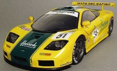 Coche de carreras impulsado por BMW 24 Lemans de colección McLaren construido modelo 1:18 Hot Rod 12 Foto 1 de 4