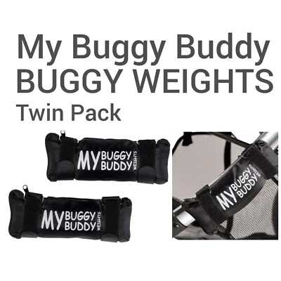 Buggy Weights, Stroller, Pushchair, Pram. Twin pack, Universal by My Buggy Buddy
