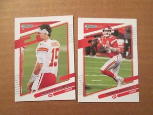 2021 Donruss Football Lot 2 Patrick Mahomes 1 Correct/ 1 Variation Kansas City - Bild 1 von 1