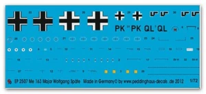 Abziehbilder in 1:72 für Me 163 - Bild 1 von 1