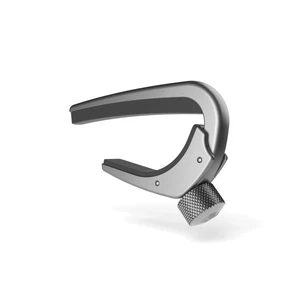 D'Addario PW-CP-02s 6 or 12 String Guitar NS Screw Capo in Silver Finish - Picture 1 of 3
