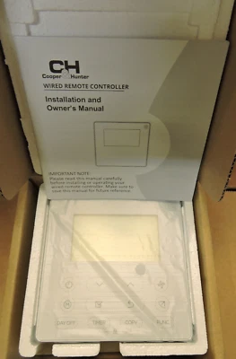 NEW Cooper Hunter KJR-120X Thermostat Program MrCool ACiQ Senville Carrier Midea - Image 1 of 4