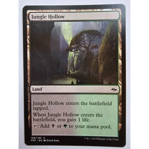 MTG Magic The Gathering Jungle Hollow Land Card 169/185 FRF 2015 Fate Reforged - Picture 1 of 2