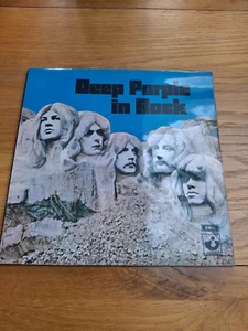 Deep Purple In Rock - Vinyl LP UK Repress - Harvest SHVL 777 A-2 GTP / B-1 GHA - Picture 1 of 4