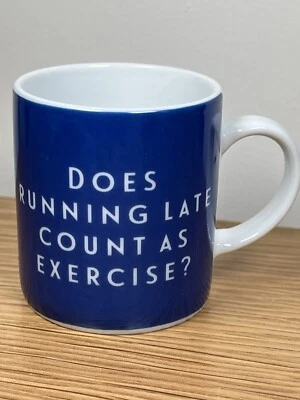 Taza de cocina artesanal de porcelana azul real tamaño mini espresso llega tarde... Foto 1 de 4