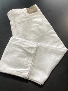 POLO Ralph Lauren Mens White Classic Fit Denim Jean-Tag 38/30 measures W40/30L - Picture 1 of 13