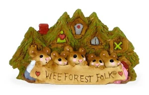Wee Forest Folk PLACA DE EXHIBICIÓN, WFFDP, letrero de ratón para su colección - Imagen 1 de 1