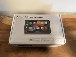 2024 Schermo Carplay Portatile per Auto, Schermo di Gioco per Auto, Carplay Wireless, Fotocamera - Foto 1 di 4