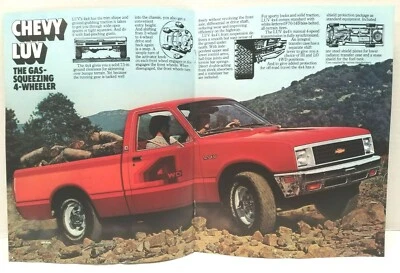 Chevrolet LUV 1981 camioneta pickup concesionario folleto de ventas - original nos 81 Chevy fabricante de equipos originales Foto 1 de 4