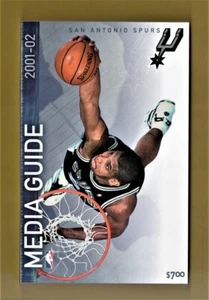 2001-02 San Antonio Spurs NBA Basketball Media Guides - Picture 1 of 1