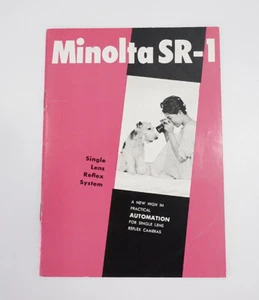FOLLETO DE VENTAS MINOLTA SR-1 #SR102A/220716 - Imagen 1 de 1