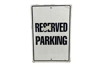 NEW NMC Signs 18”x14” Aluminum Reserved Parking Metal Sign TM-5-H - Picture 1 of 4