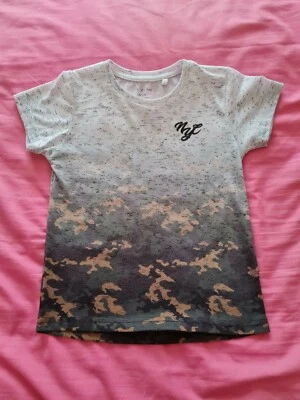 Boys Camouflage Fade Tshirt Age 5-6yrs - Image 1 of 3