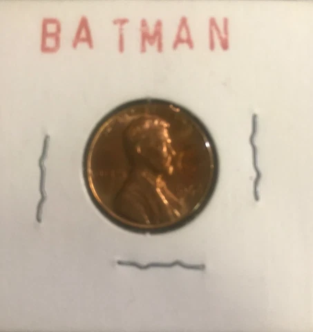 VINTAGE *RARE* 1966 BATMAN LINCOLN PENNY batman stamp (MINT CONDITION) Cover