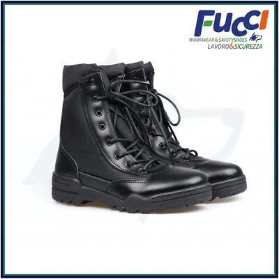 Vantech Anfibi Stivali Magnum da lavoro Uomo Donna Boot Militari Made in Italy - Immagine 1 di 4