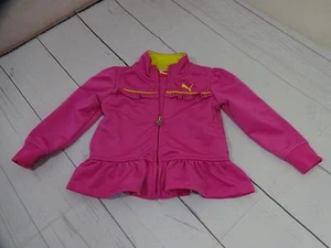 Chaqueta Puma Niñas Rosa Volantes Talla 18 Meses - Imagen 1 de 2