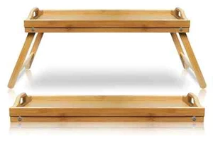 Aidapt Wooden Lap Tray Table Folding Legs Crafts Meals Versatile Hobbies Compact - Picture 1 of 6