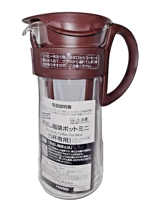 Cafetera fría Hario Mizudashi, 600 ml, marrón Foto 1 de 4