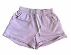 HolStrength (Premium Christian Clothing) Women's M Light Purple Sweat Shorts