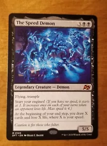 MTG 1x The Speed Demon, NM, Aetherdrift. Max Speed Draw Karten Lose Life Flying - Bild 1 von 1