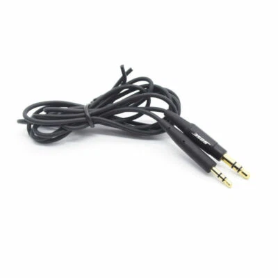 GENUINE QuietComfort QC25 QC35 headphones cable – Black 2.5mm to 3.5mm - Image 1 of 3