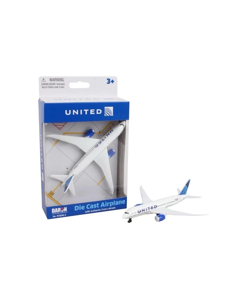 United Airlines Single Plane Toy By Daron - Image 1 of 1