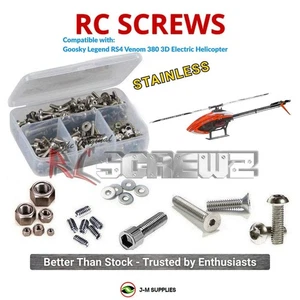 Kit de tornillos de acero inoxidable RCScrewZ gsk004 para helicóptero Goosky Legend RS4 Venom | CONJUNTO - Imagen 1 de 15