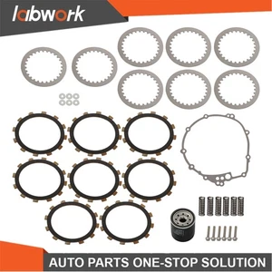 Labwork Clutch Plates Kit Heavy Duty Springs & Gasket For Yamaha FZS6 FZ6 / YZF - Picture 1 of 15
