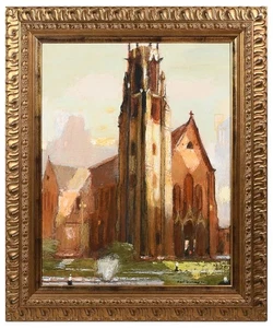 Frederick Conway USA 1900-1973 großer original berühmter modernistischer Maler 40" x 30" - Bild 1 von 10