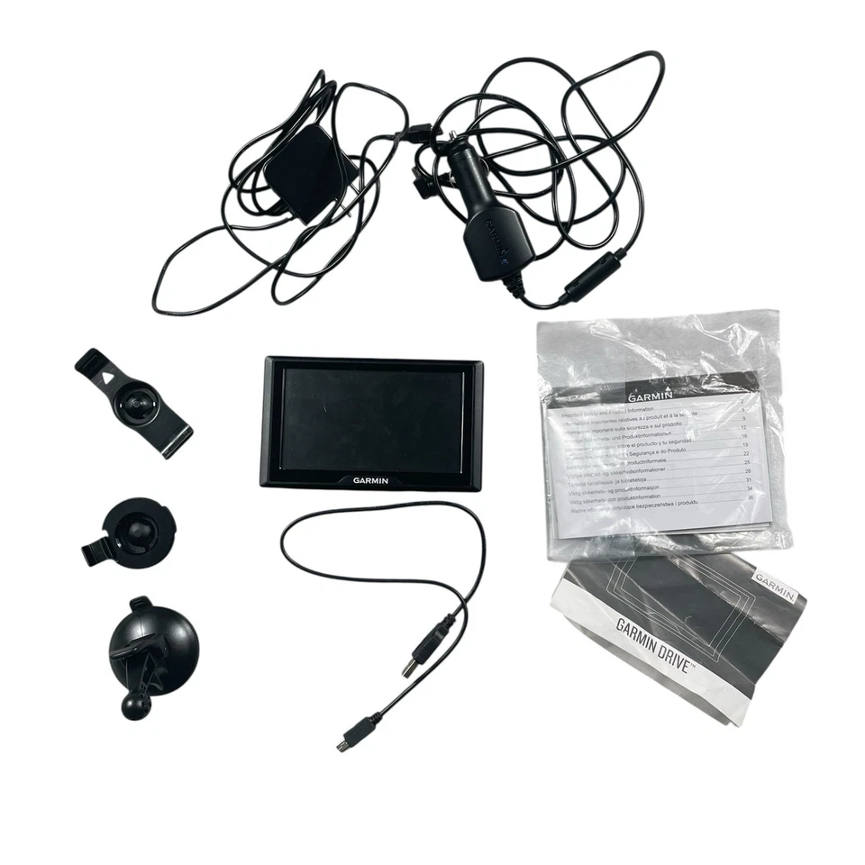 Garmin Drive 51 LM USA GPS Navigation System 5” Bundle Tested & Working - Image 1 of 4