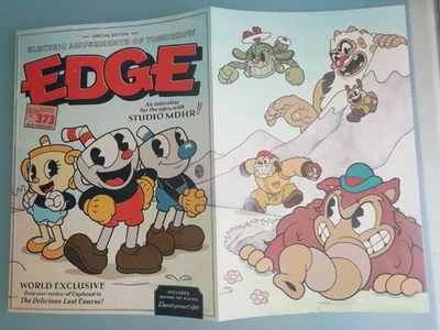 New EDGE Magazine 373 August 2022 CUPHEAD Limited Edition Foldout Subscriber Ed - Image 1 of 4