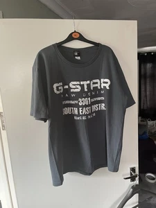 G Star Raw 3301 Men’s Thick Cotton Tee Shirt Size XL. NEW Car 1 - Picture 1 of 5