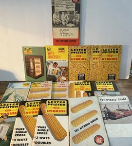 Vintage Lot Of 16 Lester Pfister Hybrid Corn Farm Memo Note Book 1960s - Picture 1 of 6