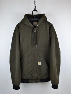 Carhartt Lined Hooded Full Zip ACTIVE Jacket Brown Size XXL - Bild 1 von 11