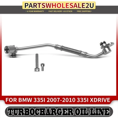 Nueva línea de aceite de turbocompresor para BMW 335i 2007-2010 335i xDrive 09-13 335xi 335is Foto 1 de 4