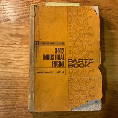 CAT Caterpillar 3412 MANUAL DE PIEZAS LIBRO CATÁLOGO MOTOR GRUPO ELECTRÓGENO INDUSTRIAL sn 38S1- Foto 1 de 4