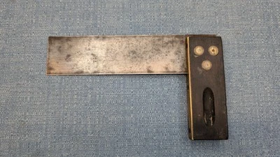 Marples No. 2200 England Carpenters Try Set Square 6" Vintage As Found - Image 1 of 4