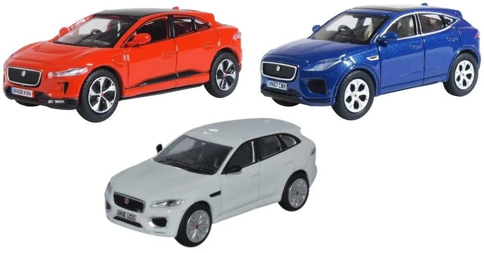 Set Jaguar 3 Pezzi F Pace, E Pace E I Pace 1:76 - 76SET75 - Immagine 1 di 1