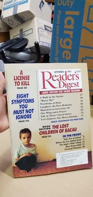 Reader's Digest Magazine September, 1997 Large Print Edition Foto 1 de 4