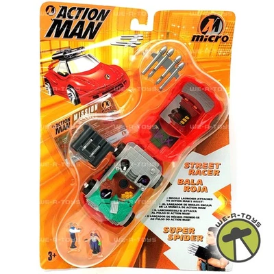 Action Man Street Racer Super Spider Vehicle Micro 1996 Hasbro #12842 - Image 1 of 4