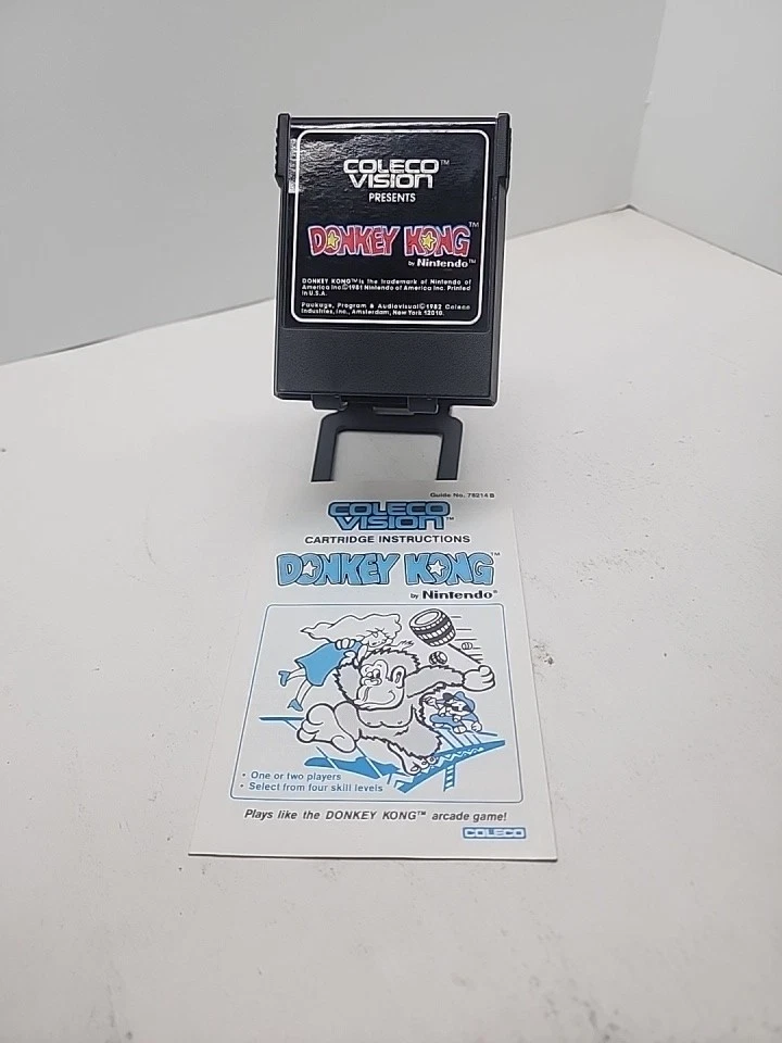 Raro Clásico Colecovision Juegos Coleco Donkey Kong + Muy Bonito Manual Foto 1 de 1