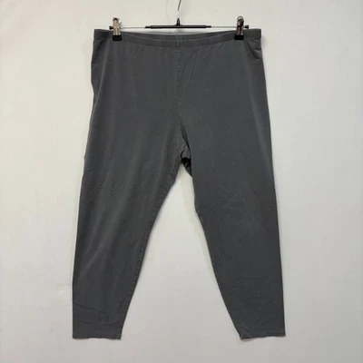 Leggings femininas Eileen Fisher tamanho XL X-grande cinza C048 -8 - Imagem 1 de 4