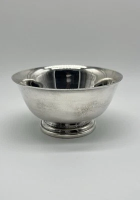 Cuenco de plata Gorham vintage, estilo Paul Revere YC 795, 4,5" Foto 1 de 4